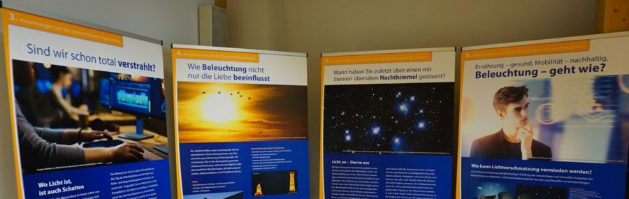 Mobile Ausstellung „Lichtverschmutzung“